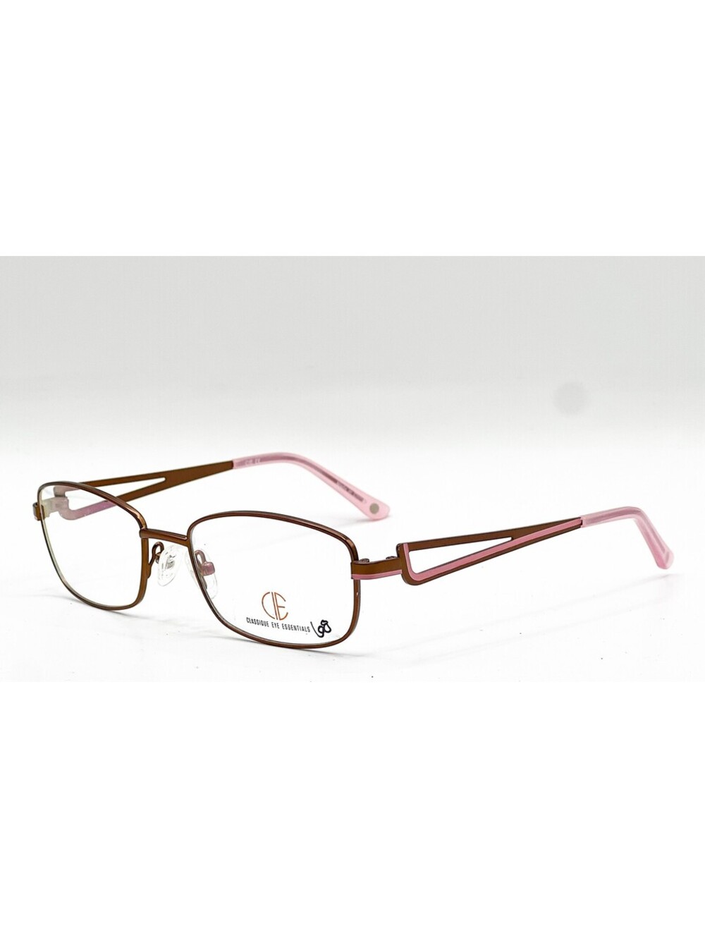 Classique Eye Essentials Sec121 C2 Bronze Pink Authentic Eyeglasses 52-17-135
